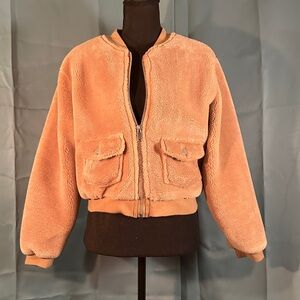 No Boundaries - Women's Teddy Jacket in Tan - S